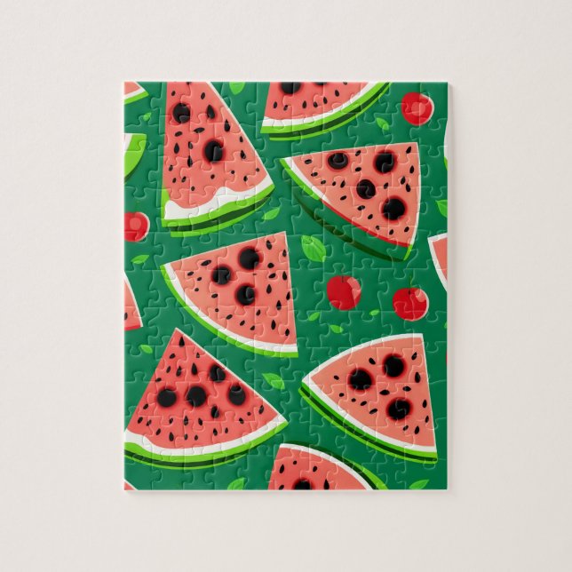 Puzzle Motif de pastèque (Vertical)