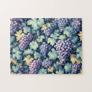 Puzzle Motif de raisins vintage