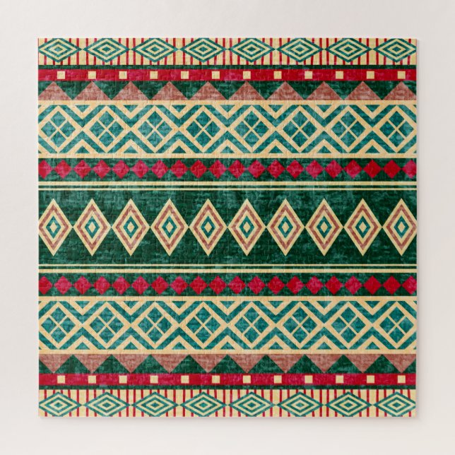 Puzzle Motif de style africain géométrique Abstrait (Vertical)