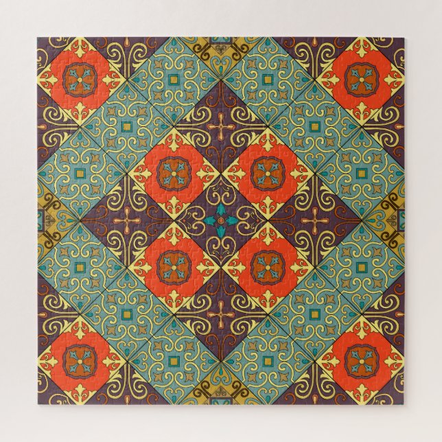 Puzzle Motif de style Talavera (Vertical)