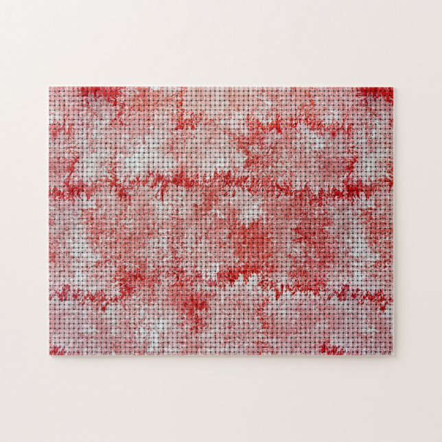 Puzzle Motif de tissage de rose turque (Horizontal)