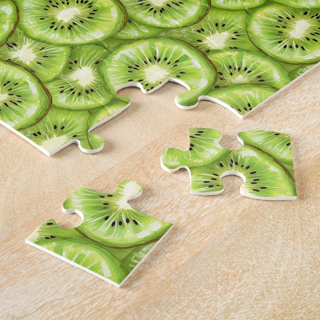 Puzzle Motif de tranche Kiwi (Côté)