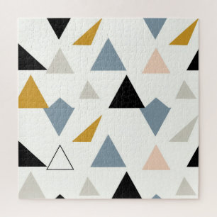 Puzzle Motif de triangles géométriques modernes