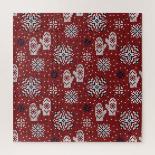 Puzzle Motif décoratif de Noël d'hiver