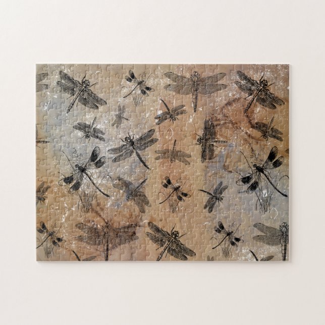 Puzzle Motif d'Entomologie vintage (Horizontal)