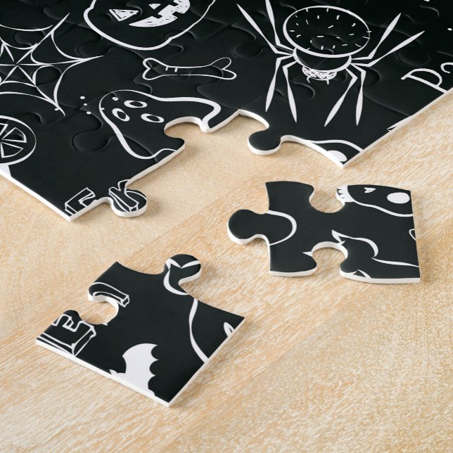 Puzzle Motif d'Halloween (Côté)