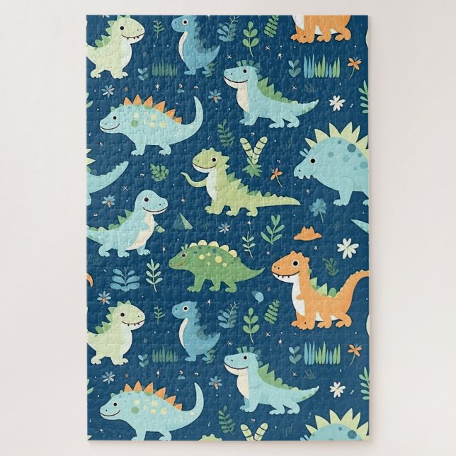 Puzzle Motif Dinosaur bébé (Vertical)