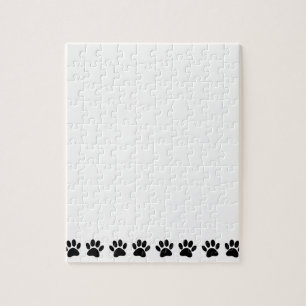 Puzzle Motif Dog Paw