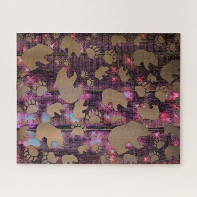 Puzzle Motif d'ours (Horizontal)