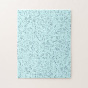 Puzzle Motif du diagramme de biologie