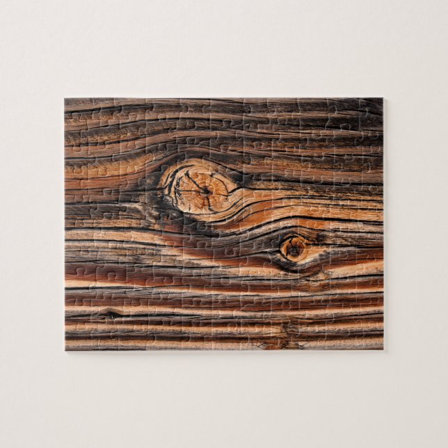 Puzzle Motif du grain de bois (Horizontal)