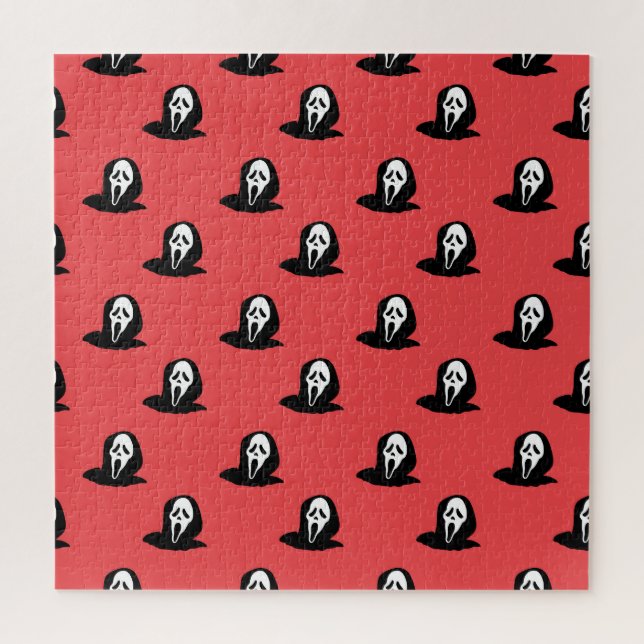 Puzzle Motif Éffrayant Halloween Ghost Silhouette. (Vertical)
