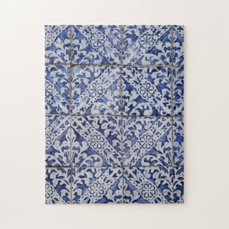 Puzzle Motif en mosaïque marocaine espagnole Texture Vint