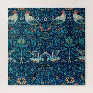 Puzzle Motif floral Art nouveau d'oiseaux de William Morr
