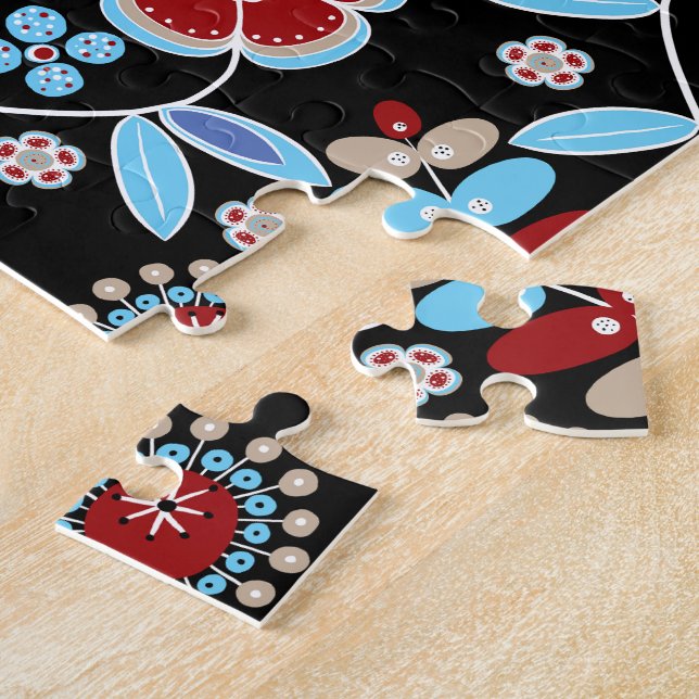 Puzzle Motif floral de gens audacieux (Côté)