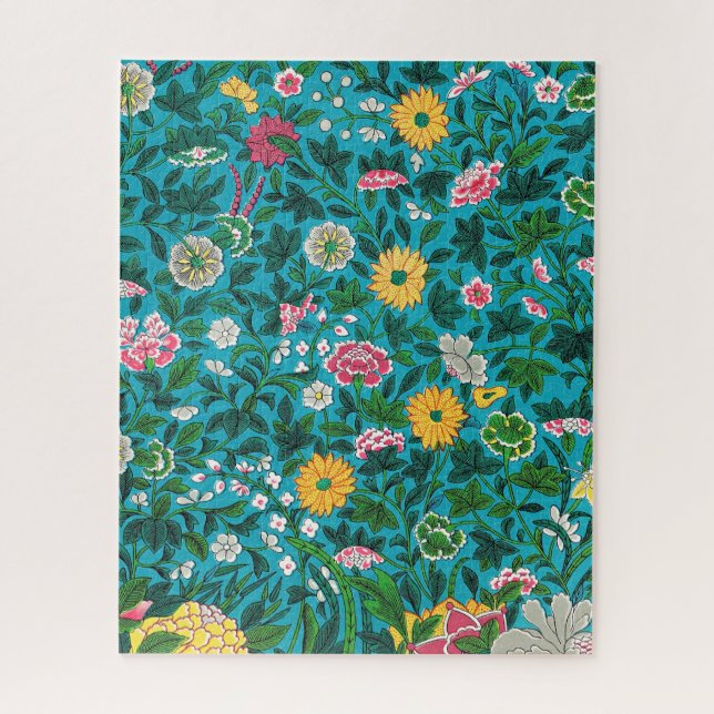 Puzzle Motif floral ornemental (Vertical)