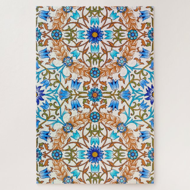 Puzzle Motif floral vintage, William Morris (Vertical)