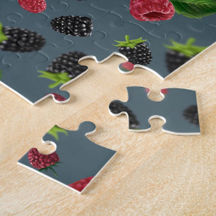 Puzzle Motif framboise 2