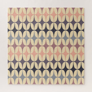 Puzzle Motif géométrique Abstrait des triangles rétro