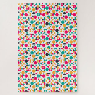 Puzzle Motif géométrique coloré