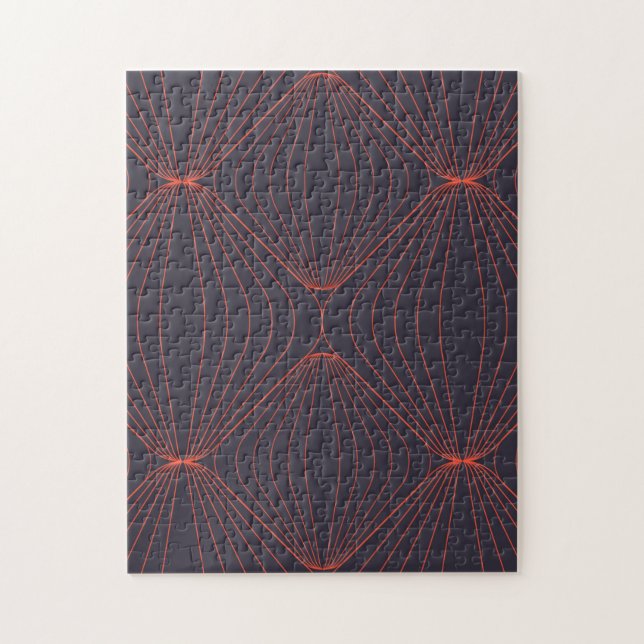 Puzzle Motif graphique simple et élégant inspiré de Noël (Vertical)