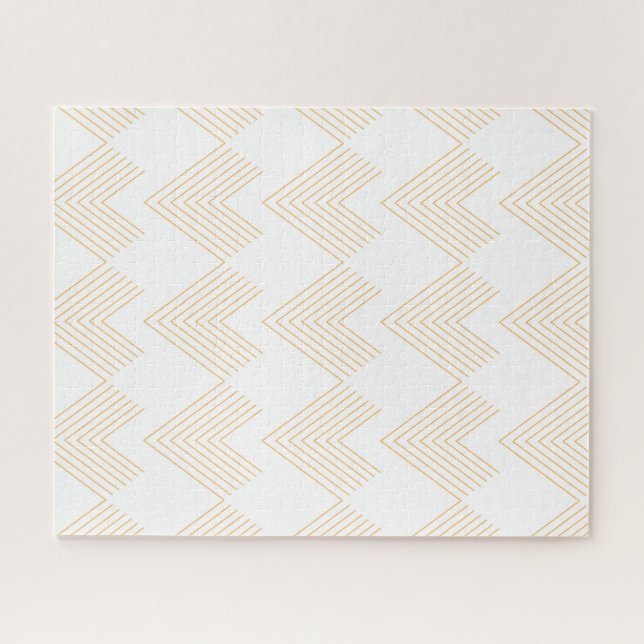 Puzzle Motif graphique simple et moderne en forme de flèc (Horizontal)