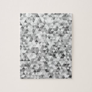 Puzzle Motif gris de triangle