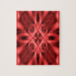 Puzzle Motif imaginaire rouge