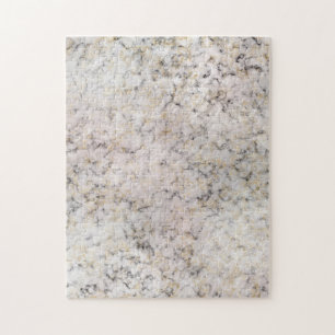 Puzzle Motif marbre noir, beige et blanc