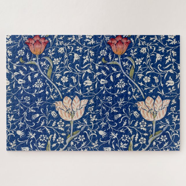 Puzzle Motif Medway de William Morris (Horizontal)