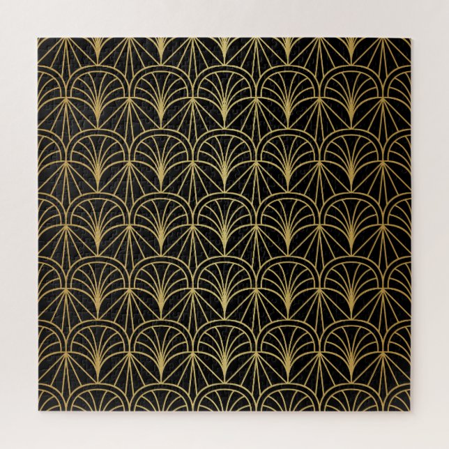 Puzzle Motif minimaliste géométrique Art déco (Vertical)