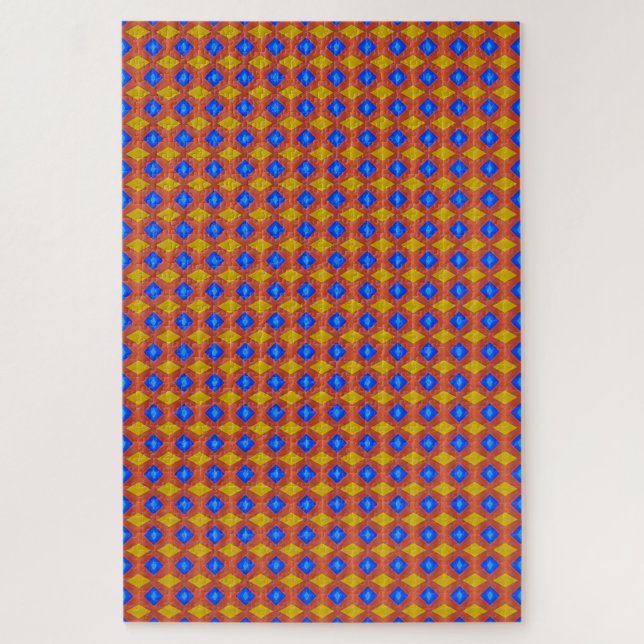 Puzzle Motif moderne abstrait sans couture difficile à ré (Vertical)