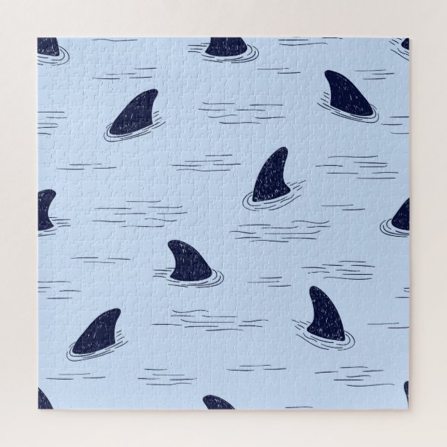 Puzzle Motif Océan fin requin (Vertical)
