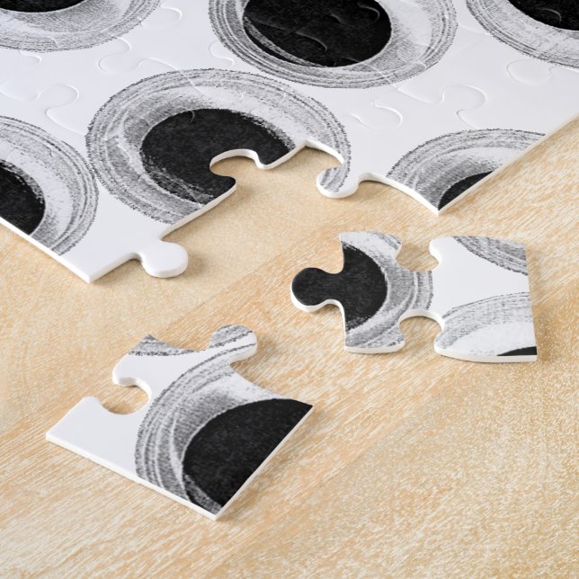 Puzzle Motif oeil Google - arrière - plan transparent (Côté)