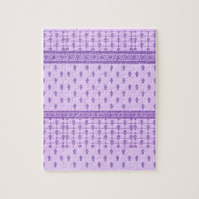 Puzzle motif pourpre (Vertical)