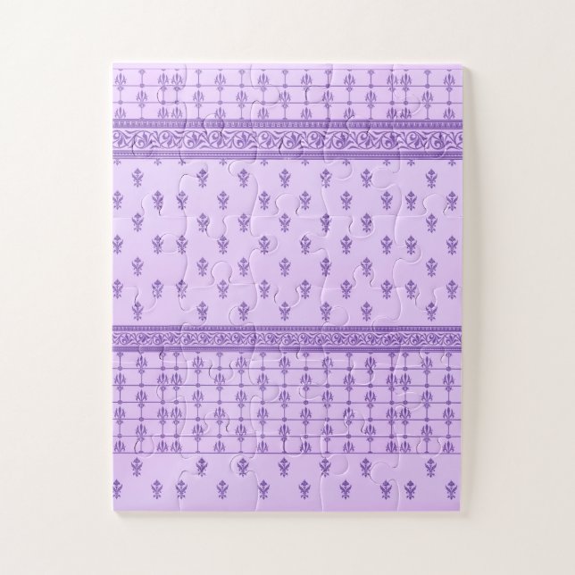 Puzzle motif pourpre (Vertical)