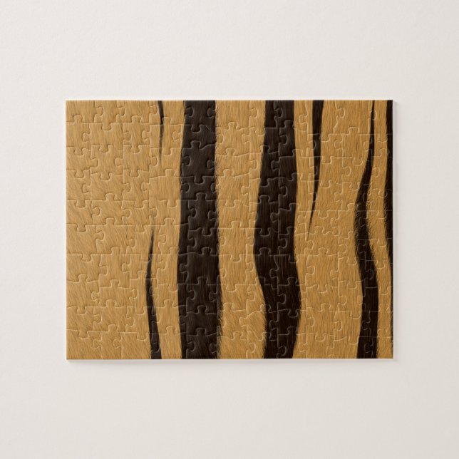 Puzzle Motif Rayures de Tigre. (Horizontal)