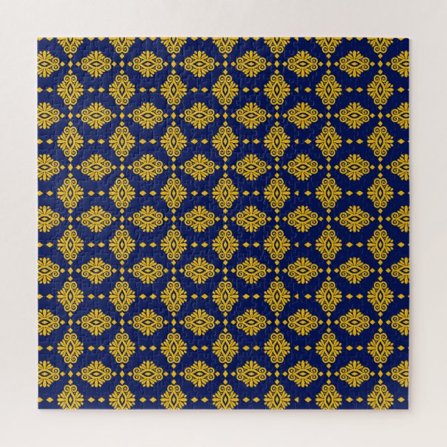 Puzzle Motif sans couture Avec Style Géométrique Abstrait (Vertical)