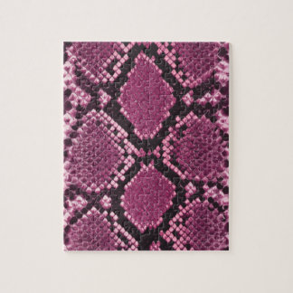 Puzzle Motif Snakeskin rose