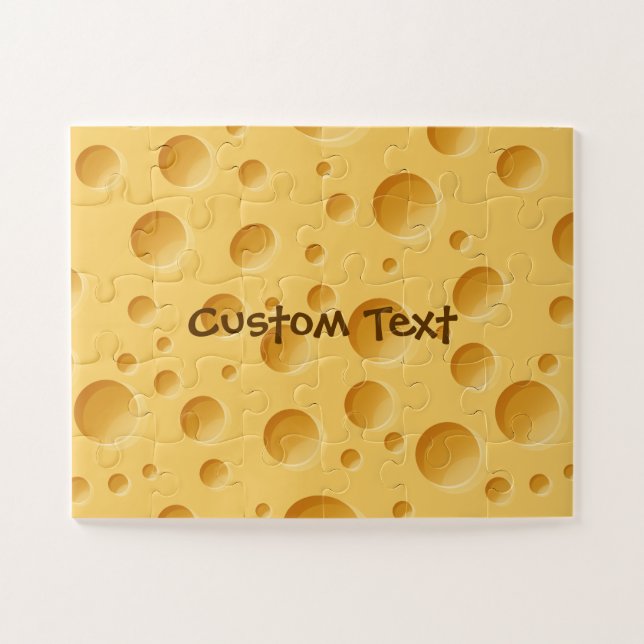 Puzzle Motif suisse de fromage (Horizontal)