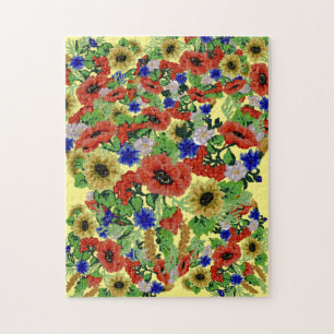 Puzzle Motif traditionnel, Motif traditionnel roumain T-S