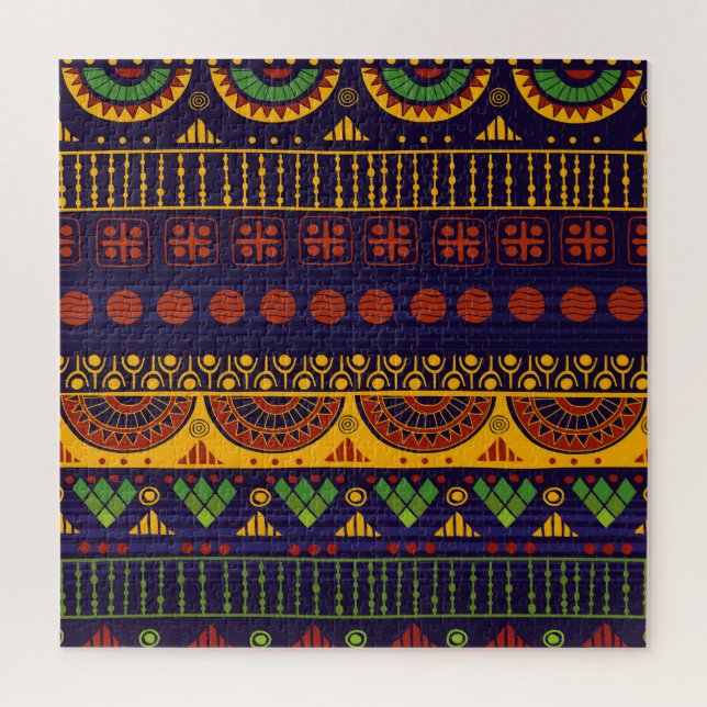Puzzle Motif tribal, polyvalent pour diverses utilisation (Vertical)