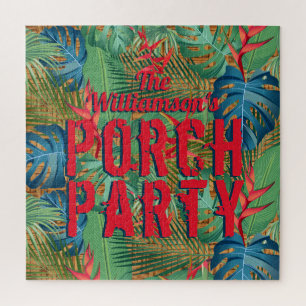 Puzzle Motif Tropical de Porch Party
