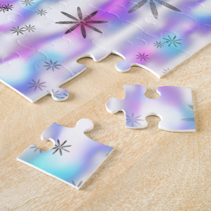 Puzzle Motif Vagues Étoilées Oniriques