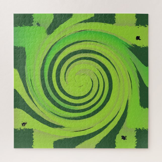 Puzzle Motif vert Twirl Me (Vertical)