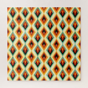 Puzzle Motif vintage en losange