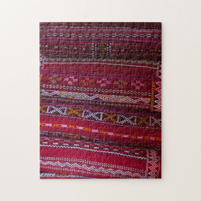 Puzzle Motifs de Coussin en Tissu (Vertical)