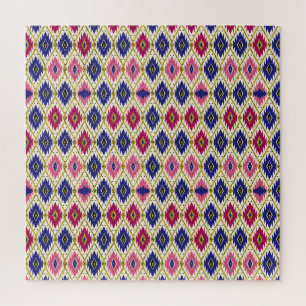 Puzzle Motifs géométriques : Illustration textile traditi