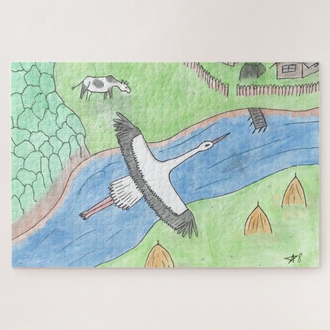 Puzzle "Motifs rustiques" (Horizontal)