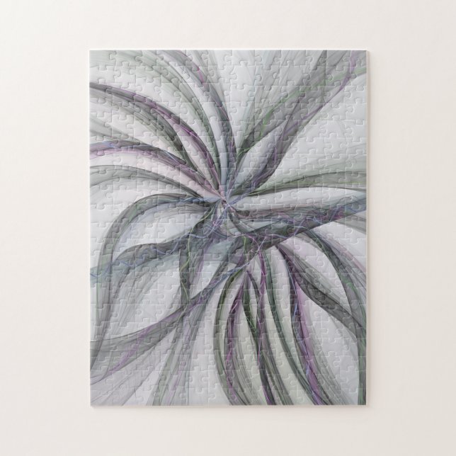 Puzzle Motions Filigree Moderne Abstrait pivotant Fractal (Vertical)